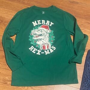 Holiday Time Green Long Sleeve Shirt